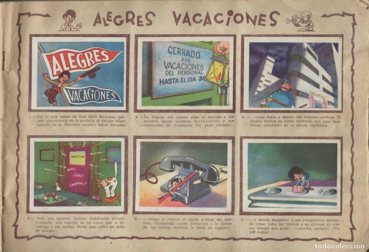 Coleccionismo &aacute;lbumes: GARBANCITO DE LA MANCHA -- ALEGRES VACACIONES -- CONTIENE 216 CROMOS