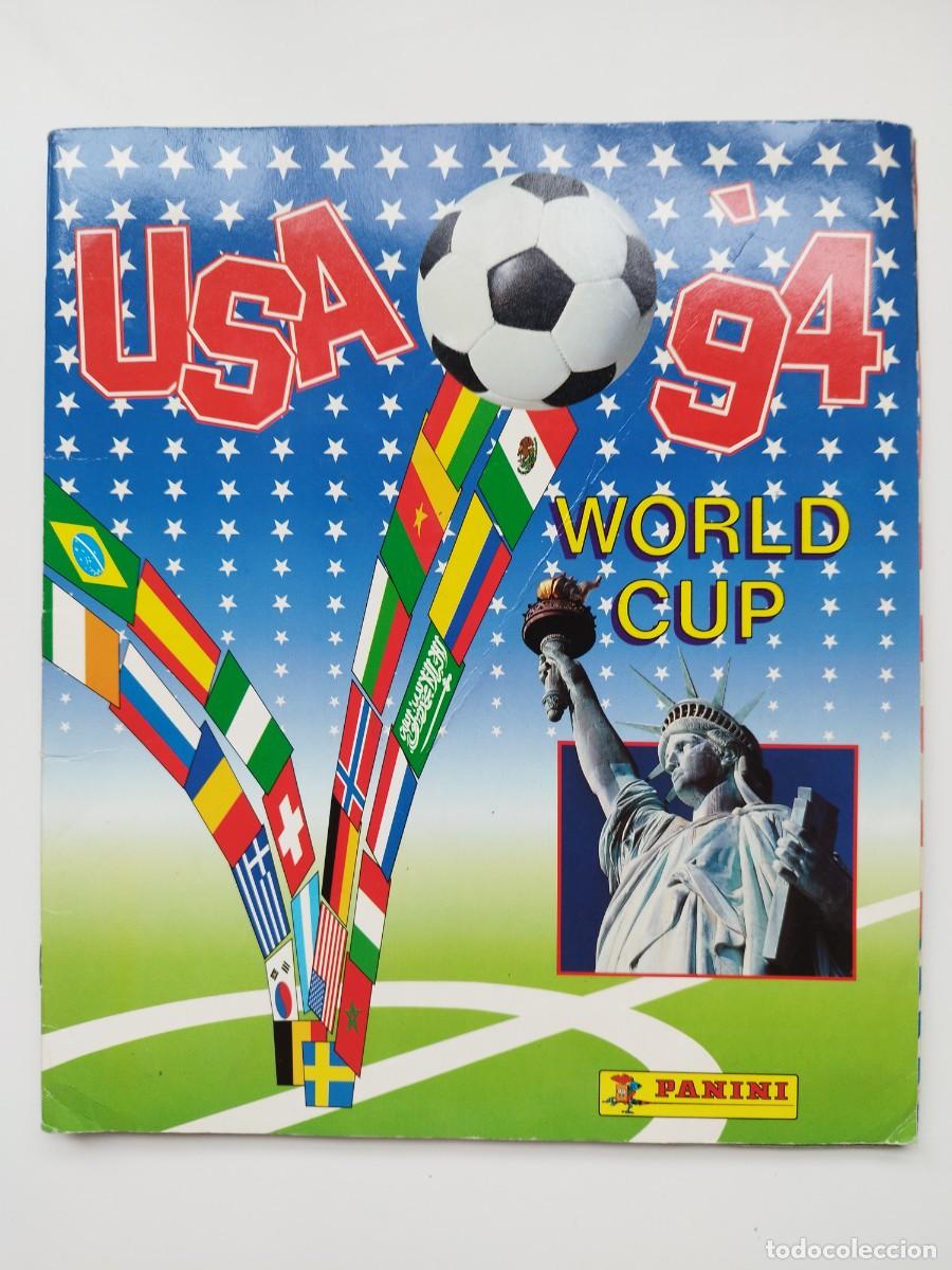 Coleccionismo &aacute;lbumes: ALBUM DE CROMOS FUTBOL USA 1994 WORLD CUP PANINI COTIENE 394 CROMOS DE 444