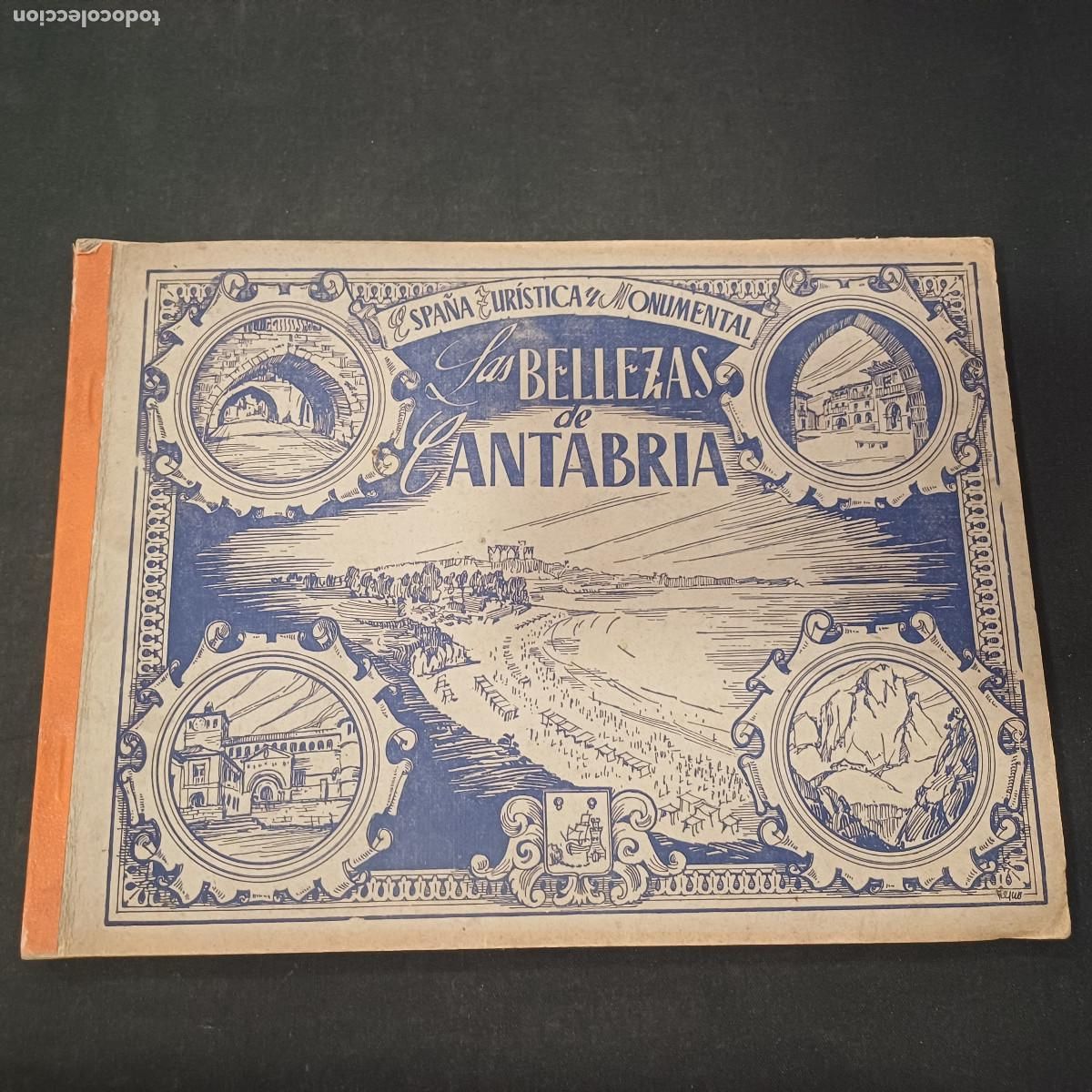 Coleccionismo &aacute;lbumes: LAS BELLEZAS DE CANTABRIA/ALBUM DE CROMOS INCOMPLETO.