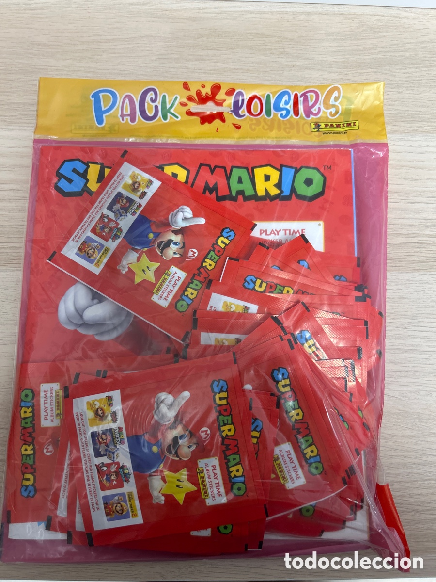 Coleccionismo &aacute;lbumes: &Aacute;lbum + 50 sobres de cromos S&uacute;per Mario panini