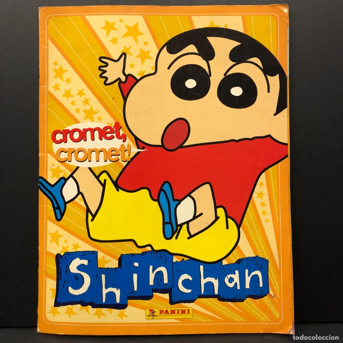 Coleccionismo &aacute;lbumes: SHIN CHAN - CROMET, CROMET! - PANINI - ALBUM DE CROMOS INCOMPLETO / 3091