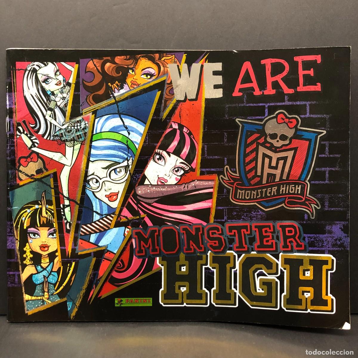 Coleccionismo &aacute;lbumes: WE ARE MONSTER HIGH - PANINI - ALBUM DE CROMOS INCOMPLETO / 3103
