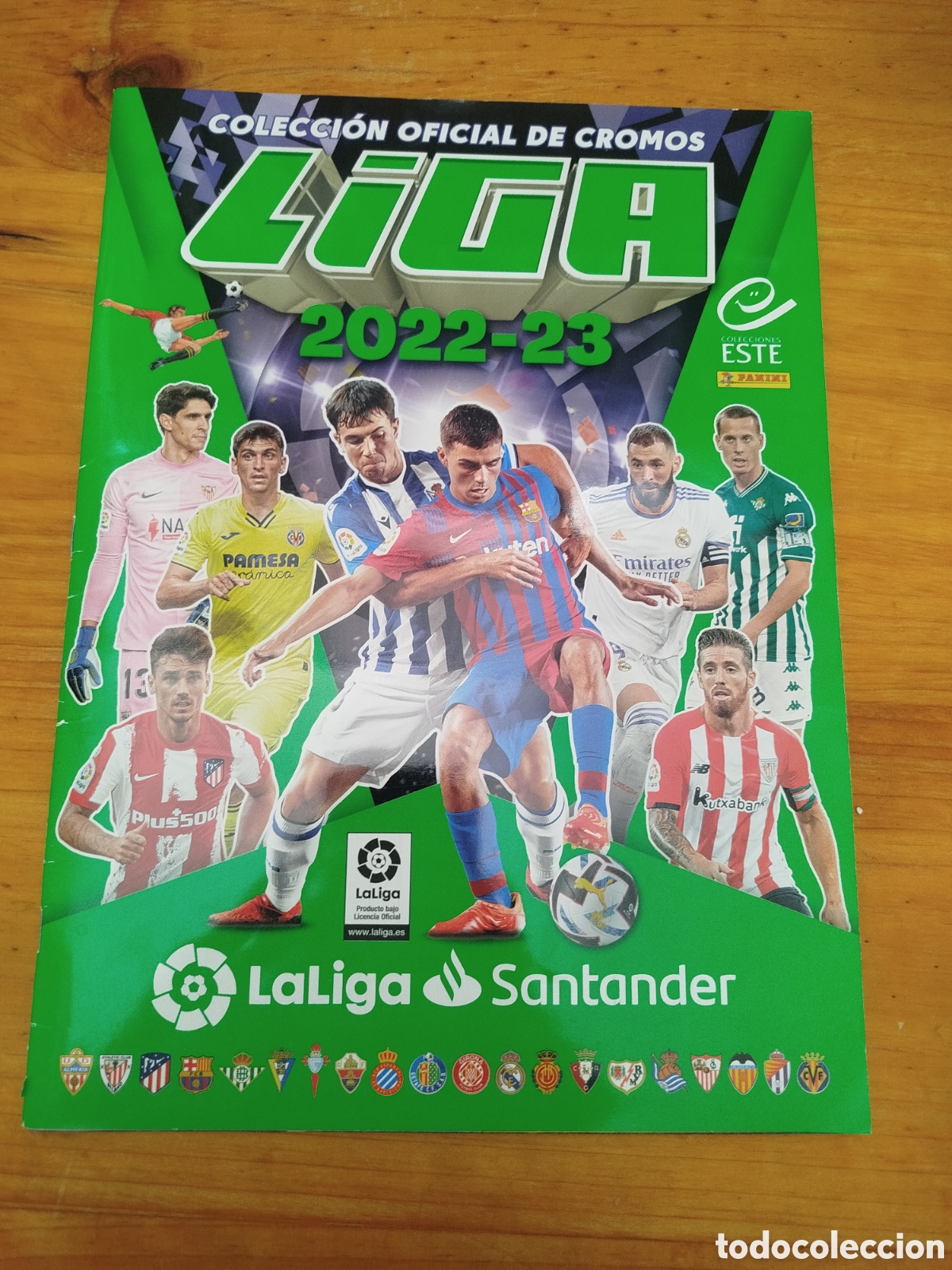 Coleccionismo &aacute;lbumes: Album y cromos liga Este 2002-23