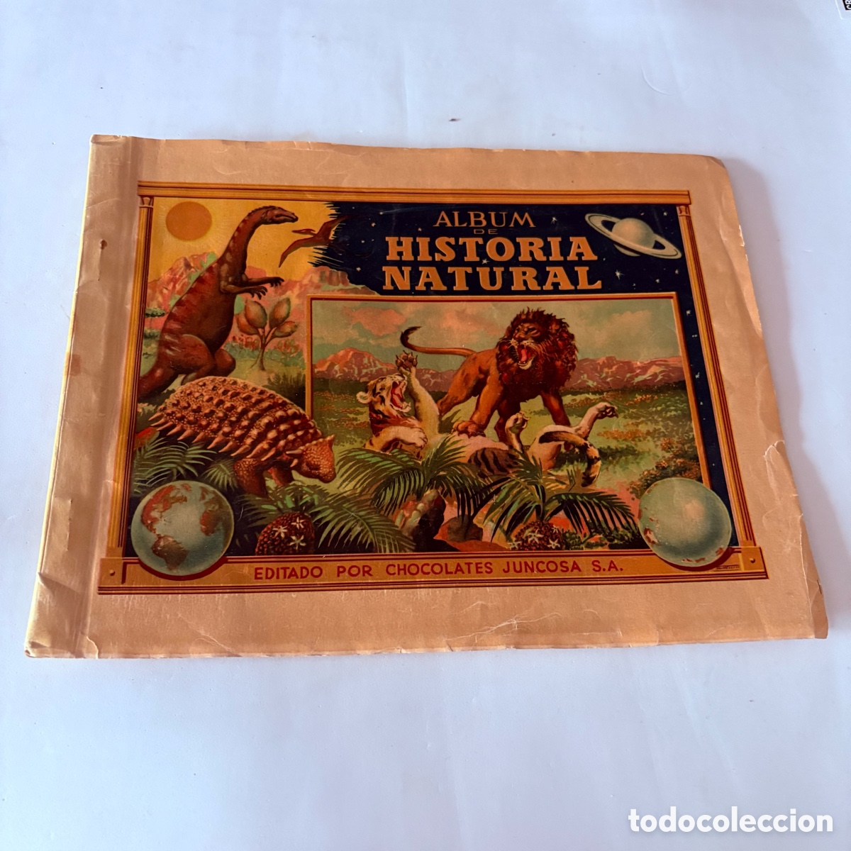 Coleccionismo &aacute;lbumes: Album de cromos historia natural IV tomo africa chocolates juncosa