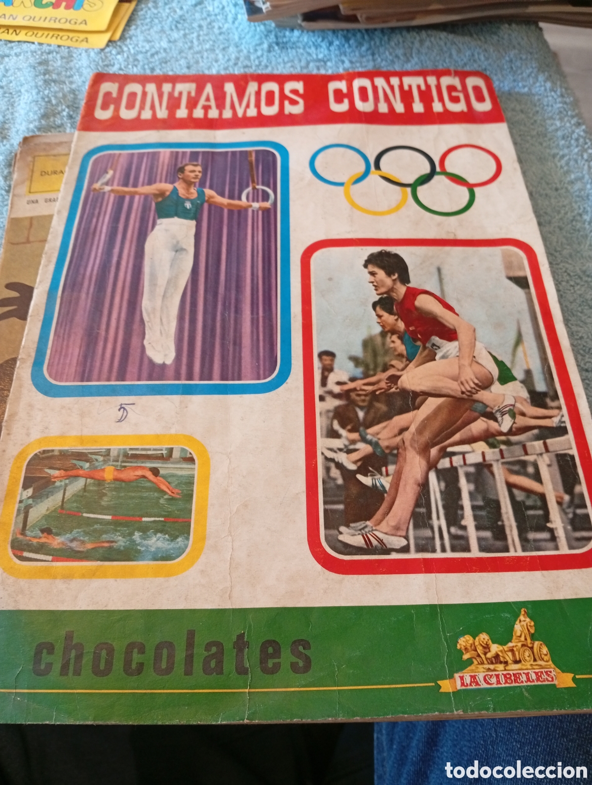 Coleccionismo &aacute;lbumes: Album chocolate la Cibeles contamos contigo