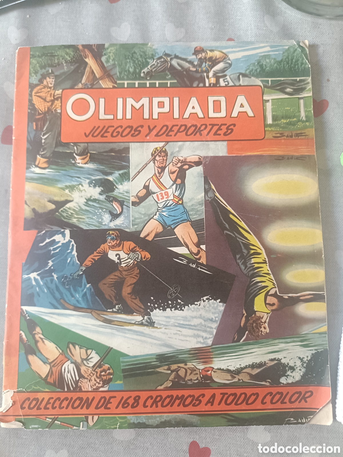 Coleccionismo &aacute;lbumes: &Aacute;lbum de cromos OLIMPIADA JUEGOS Y DEPORTES Ruiz Romero