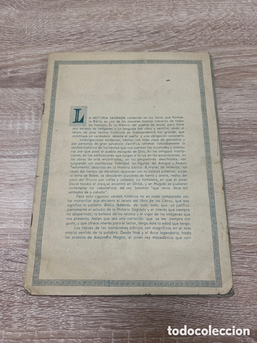 Collectionnisme Albums: ALBUM LA HISTORIA SAGRADA BRUGUERA 1&ordf; EDICION INCOMPLETO