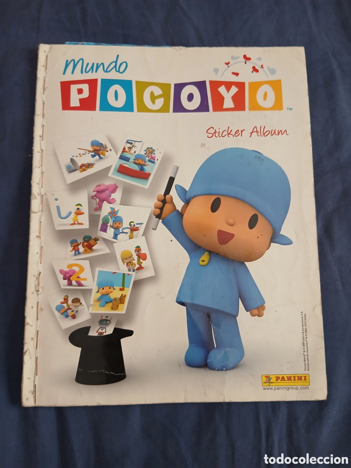 Coleccionismo &aacute;lbumes: &Aacute;lbum Cromos Mundo Pocoyo -Panini 2.009- Incompleto