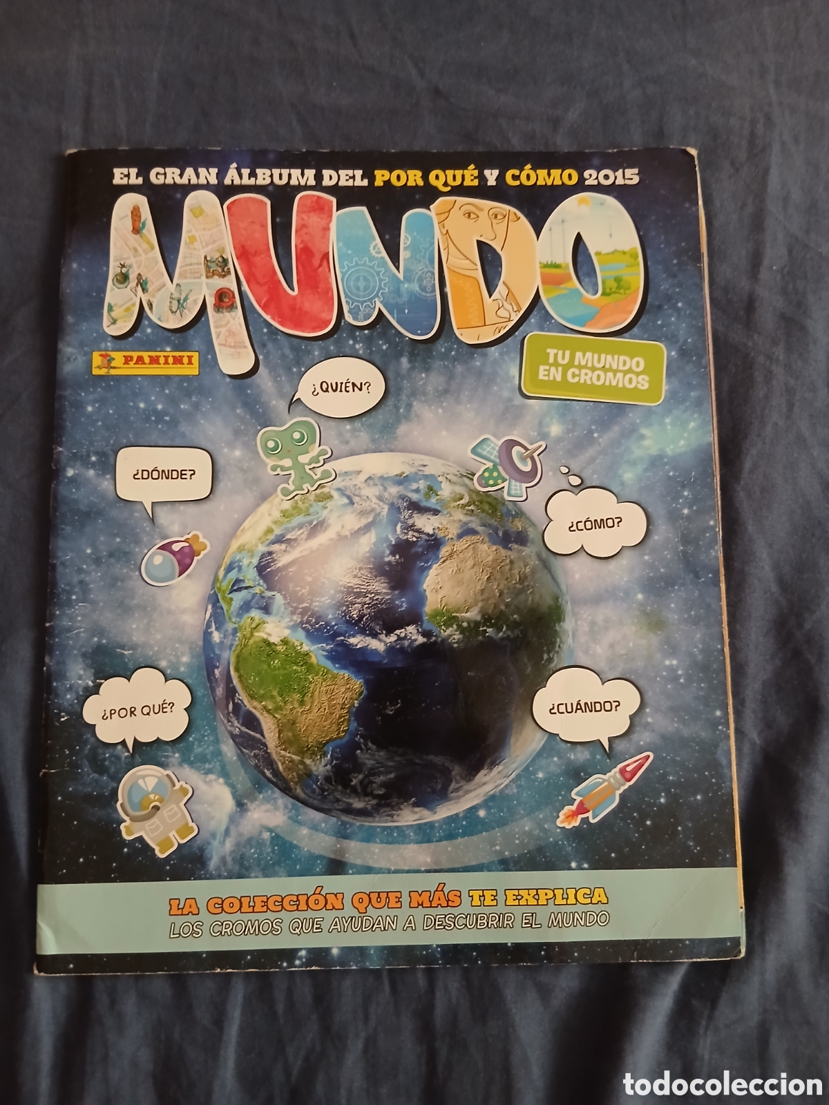 Coleccionismo &aacute;lbumes: &Aacute;lbum Cromo El Gran &Aacute;lbum del Por Qu&eacute; y C&oacute;mo 2015 Mundo -Panini 2.015- Incompleto