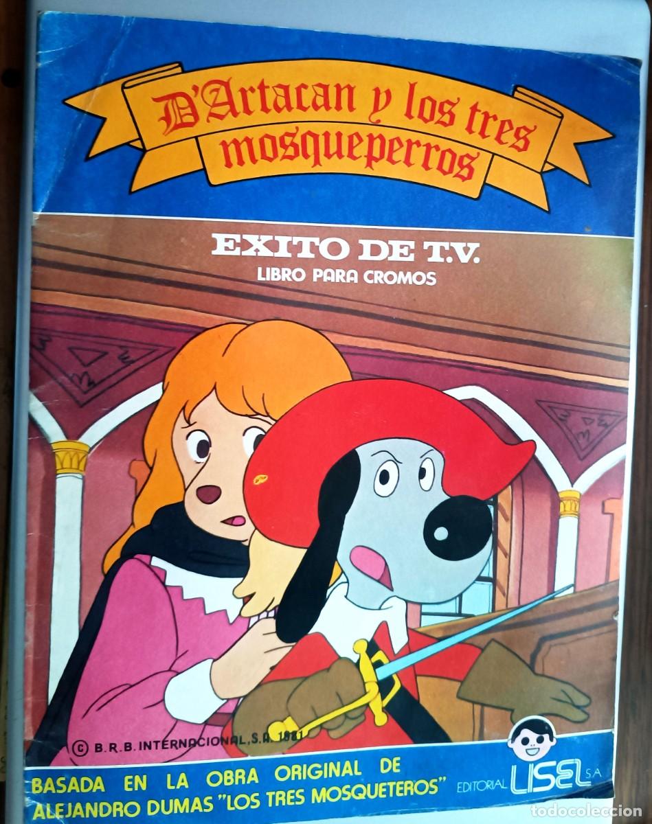 Coleccionismo &aacute;lbumes: DARTACAN Y LOS TRES MOSQUEPERROS ALBUM VACIO. ED. LISEL 1982