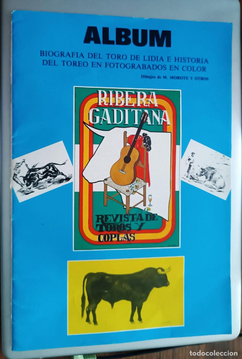 Coleccionismo &aacute;lbumes: BIOGRAFIA DEL TORO DE LIDIA.HISTORIA DEL TOREO. RIBERA GADITANA. CADIZ.
