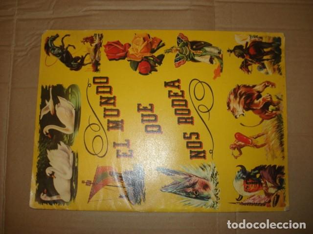 Coleccionismo &aacute;lbumes: El mundo que nos rodea, 1959, Alce, &aacute;lbum vac&iacute;o, buen estado