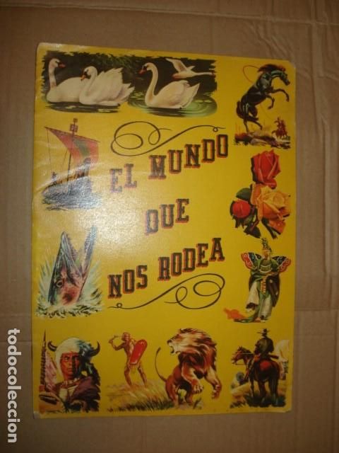Coleccionismo &aacute;lbumes: El mundo que nos rodea, 1959, Alce, &aacute;lbum vac&iacute;o, buen estado
