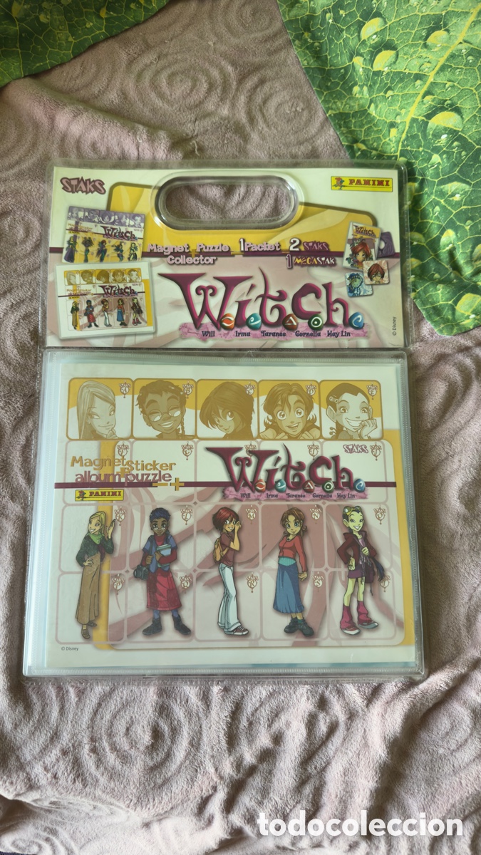 Coleccionismo &aacute;lbumes: &Aacute;lbum de cromos Witch en su bl&iacute;ster!!!