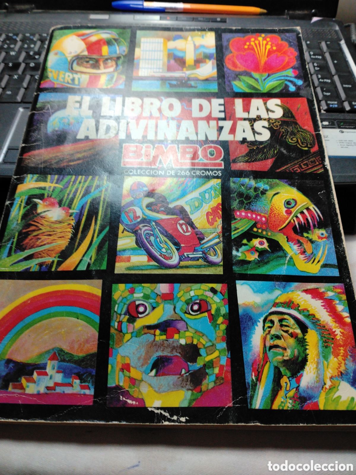 Coleccionismo &aacute;lbumes: EL LIBRO DE LAS ADIVINANZAS - &Aacute;LBUM DE CROMOS - BIMBO PRIMERA EDICI&Oacute;N 1974.