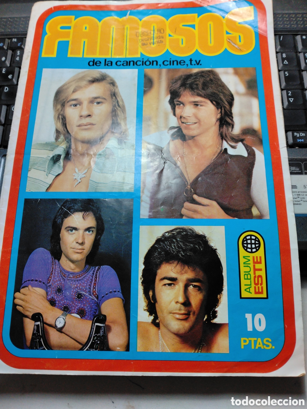 Coleccionismo &aacute;lbumes: FAMOSOS DE LA CANCI&Oacute;N , CINE, TV. - &Aacute;LBUM DE CROMOS - EDICIONES ESTE 1973.