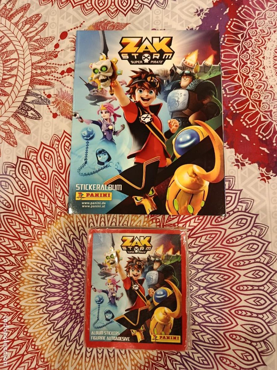 Coleccionismo &aacute;lbumes: ZACK STORM ALBUM Y CAJA DE SOBRabum.nuevo y caja sin barirES DE CROMOS