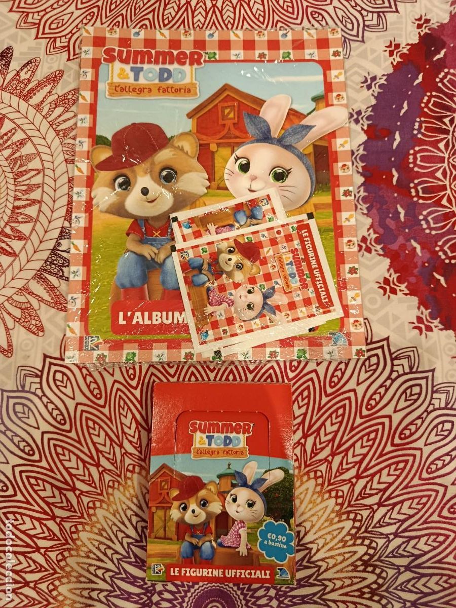 Coleccionismo &aacute;lbumes: SUMMER Y TODD ALBUM CON 3 SOBRES MAS CAJA DE SOBRES