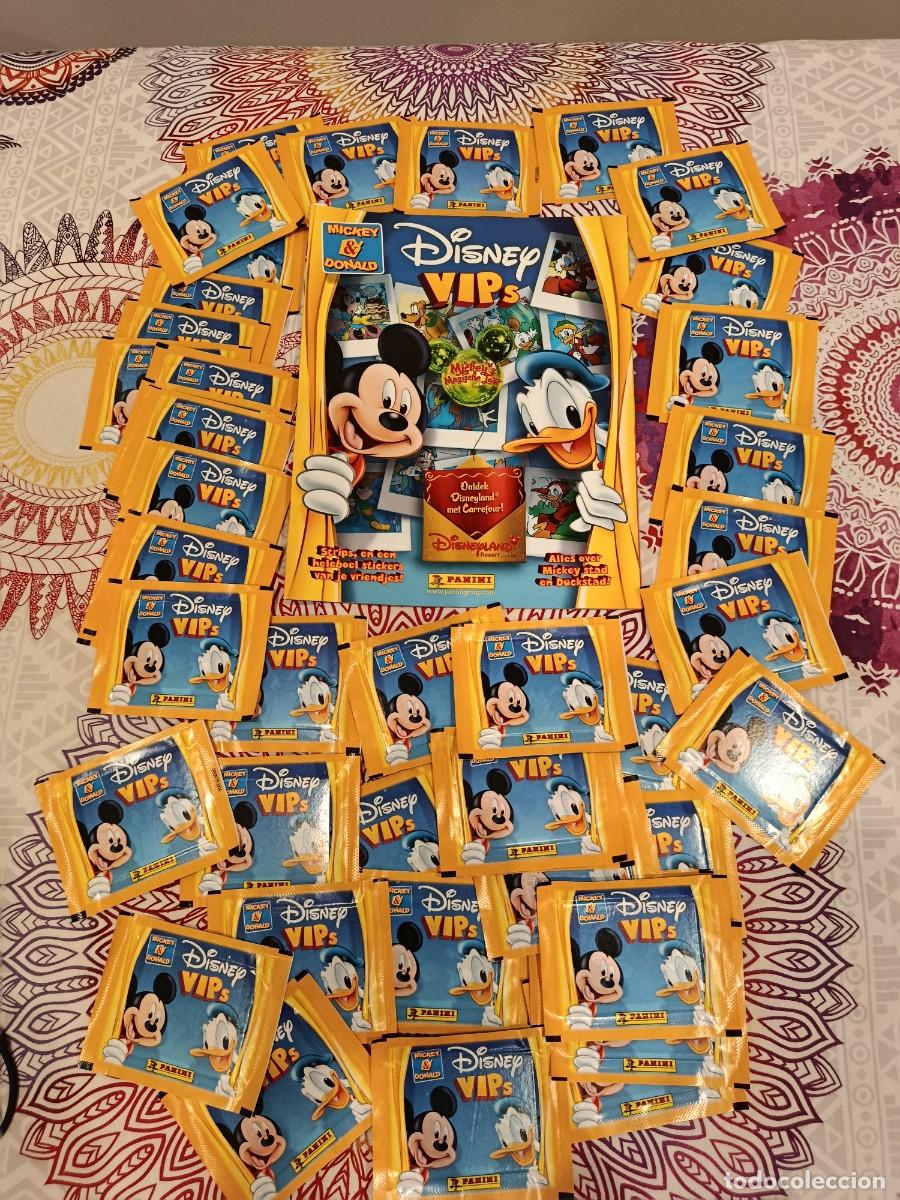 Coleccionismo &aacute;lbumes: ALBUM DISNEY VIPS Y 50 SOBRES CROMOS
