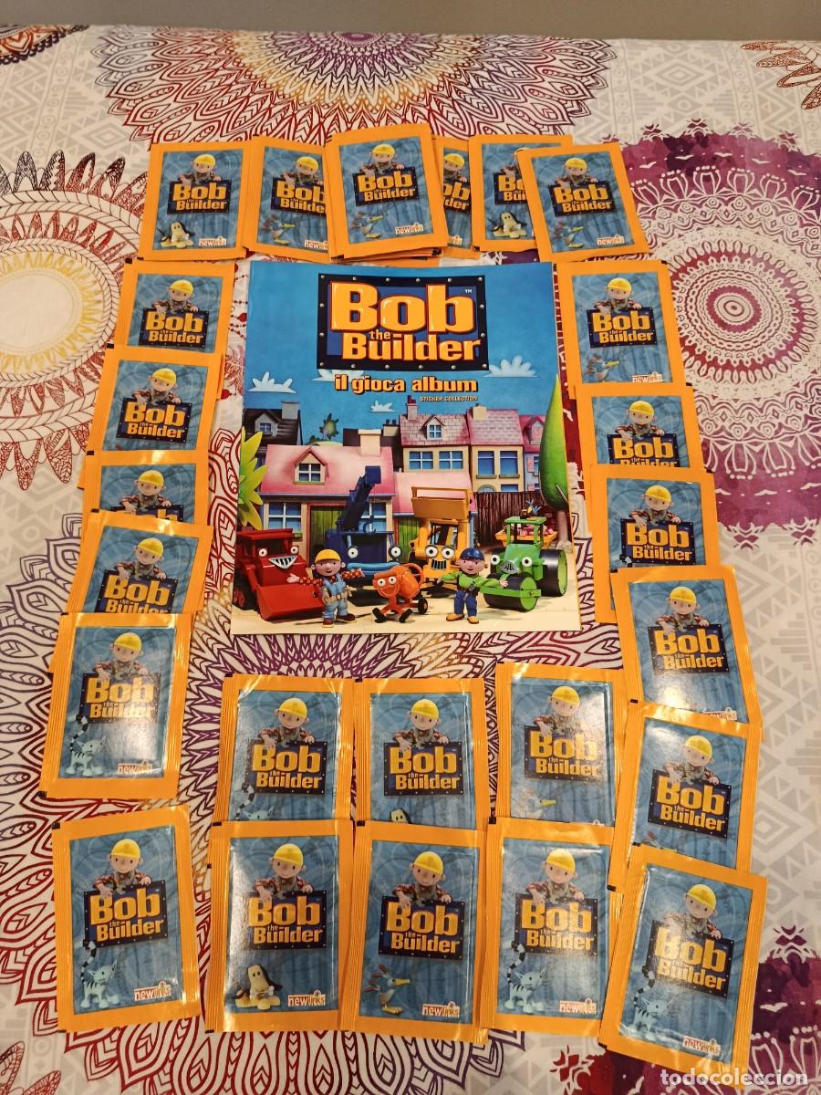 Coleccionismo &aacute;lbumes: BOB EL CONSTRUCTOR ALBUM Y 40 SOBRES DE CROMOS
