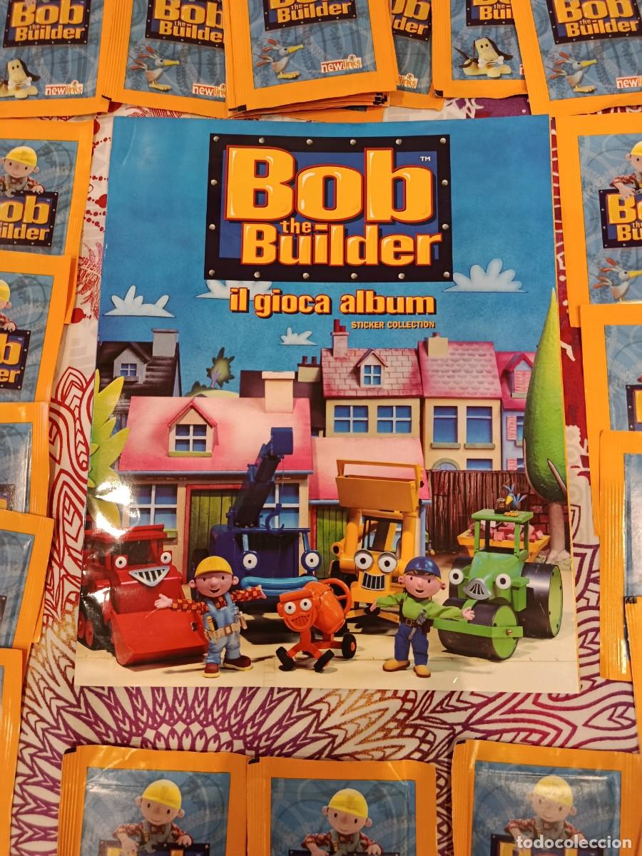 Coleccionismo &aacute;lbumes: BOB EL CONSTRUCTOR ALBUM Y 40 SOBRES DE CROMOS - Foto 2