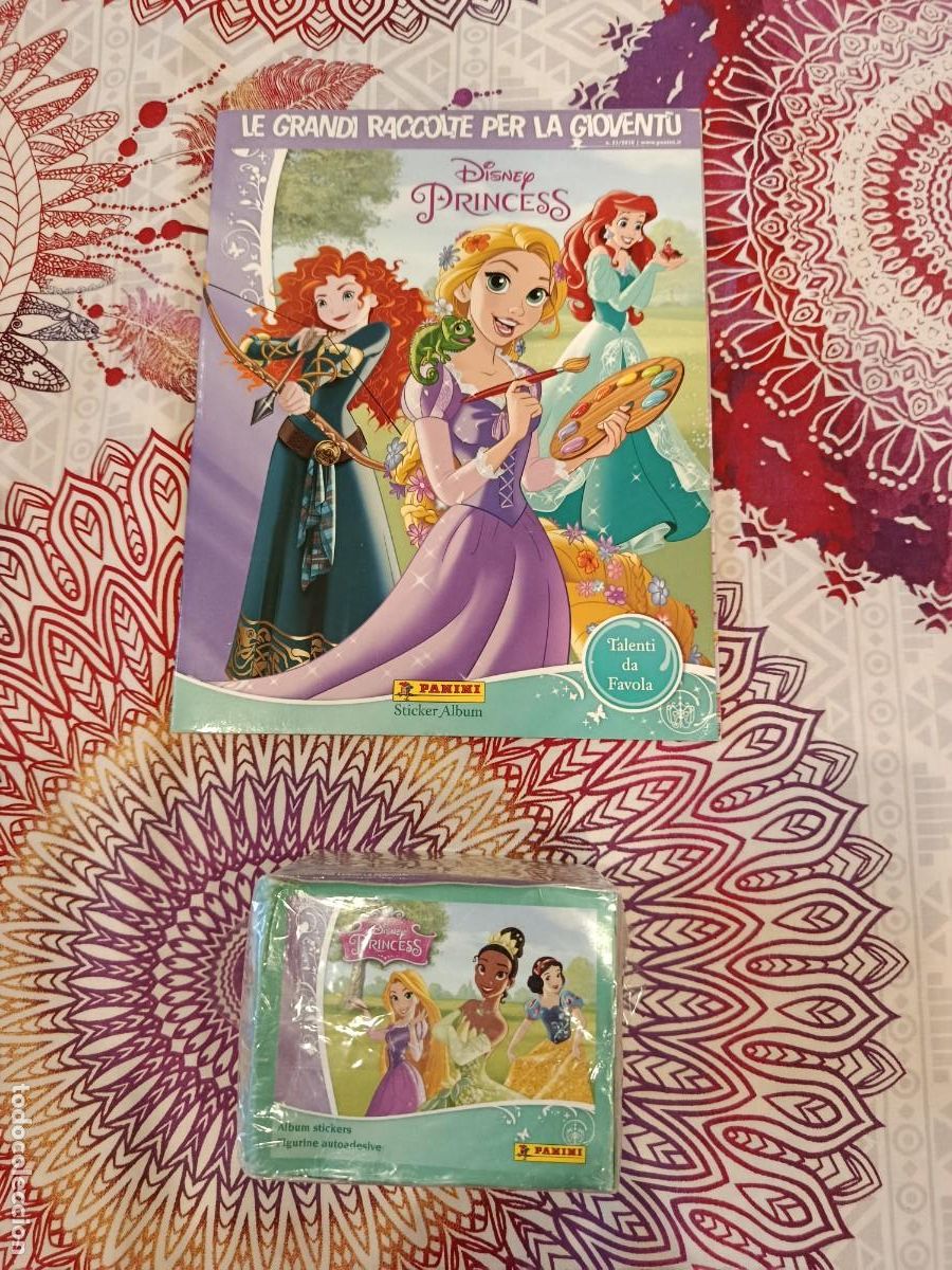 Coleccionismo &aacute;lbumes: ALBUM PRINCESAS DISNEY Y CAJA DE SOBRES