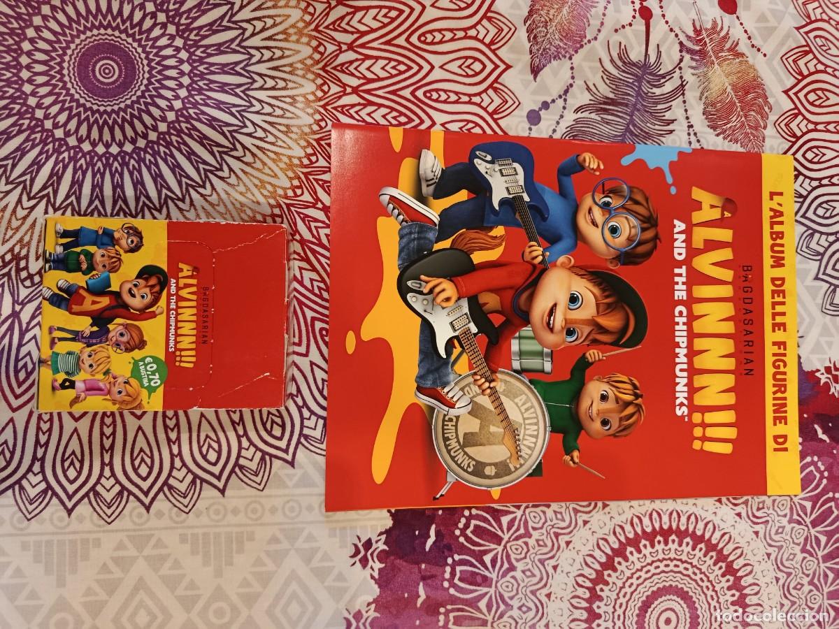 Coleccionismo &aacute;lbumes: ALVIN Y LAS ARDILLAS ALBUM Y CAJA DE SOBRES