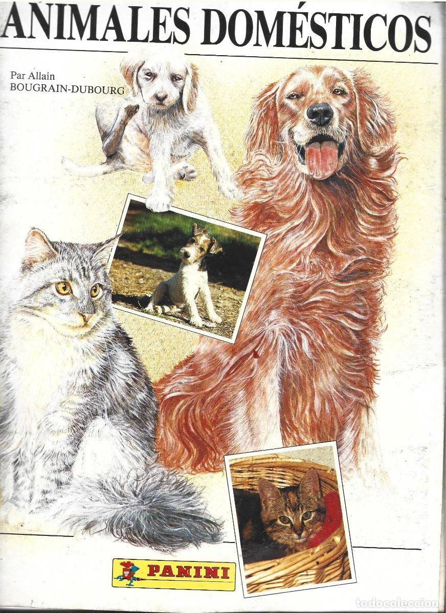 Coleccionismo &aacute;lbumes: ALBUM ANIMALES DOMESTICOS IMCOMPLETO
