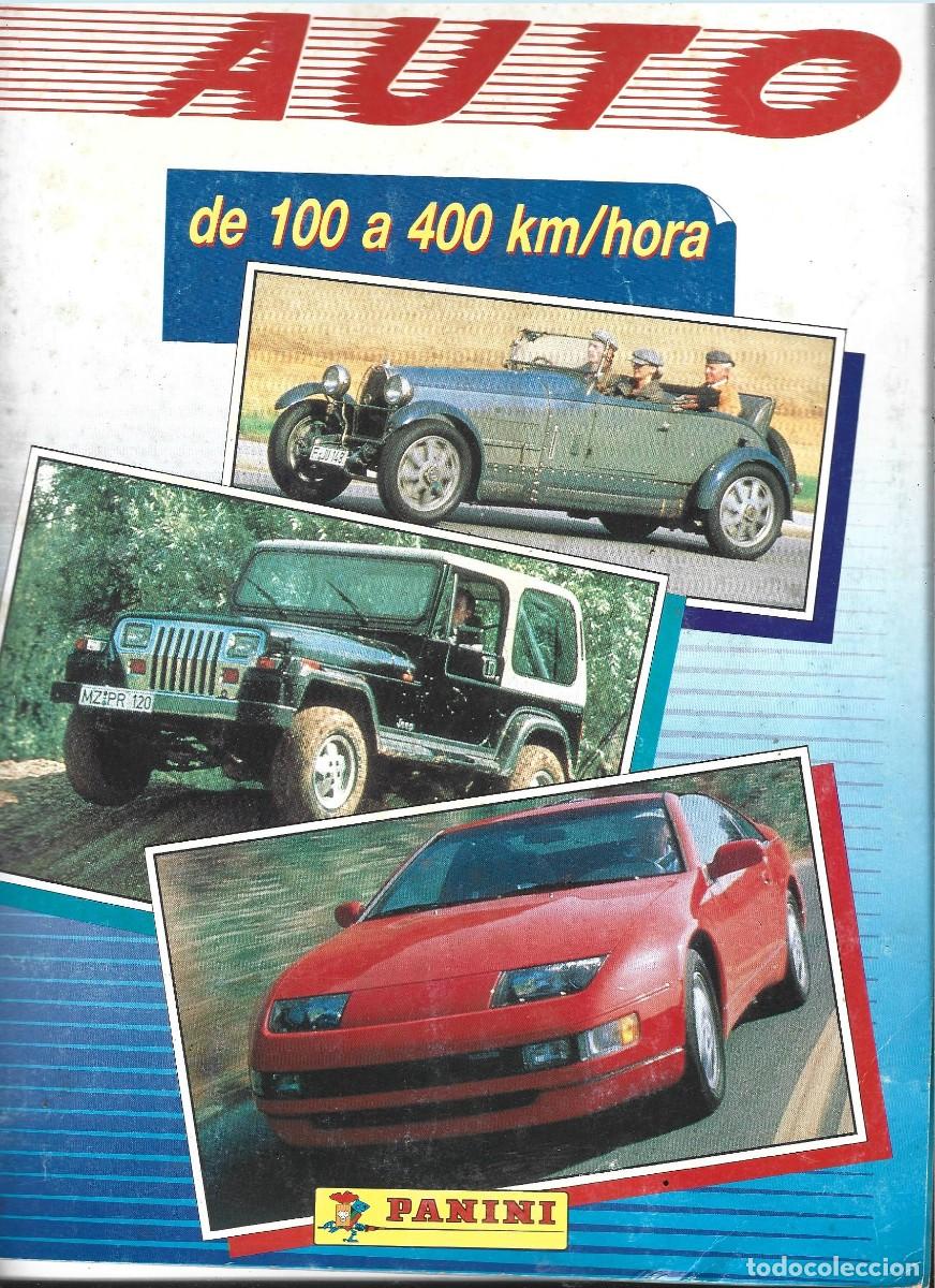 Coleccionismo &aacute;lbumes: ALBUM AUTO PANINI IMCOMPLETO