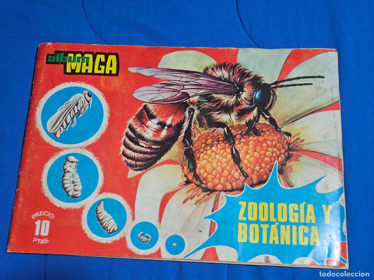 Coleccionismo &aacute;lbumes: &Aacute;LBUM MAGA ZOOLOGIA Y BOTANICA - CROMOS FALTAN 8 CROMOS DE 288 CROMOS