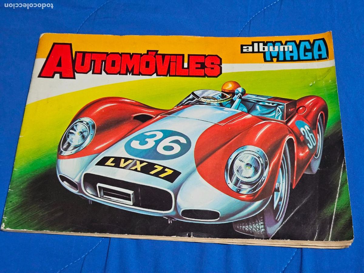 Coleccionismo &aacute;lbumes: &Aacute;LBUM MAGA AUTOMOVILES - CON 83 CROMOS DE 216 CROMOS