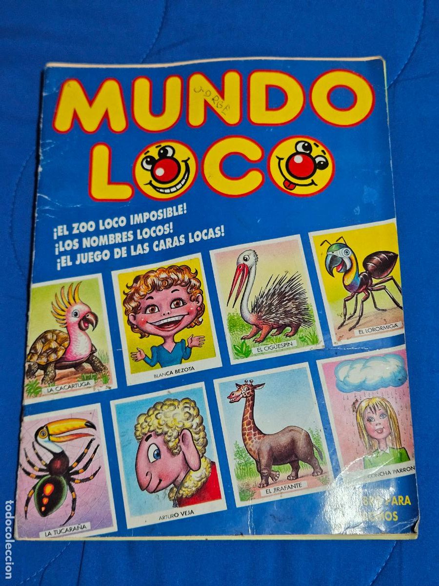 Coleccionismo &aacute;lbumes: ALBUM DE CROMOS MUNDO LOCO (INCOMPLETO) (EDICIONES EYDER 1990) FALTAN 16 CROMOS