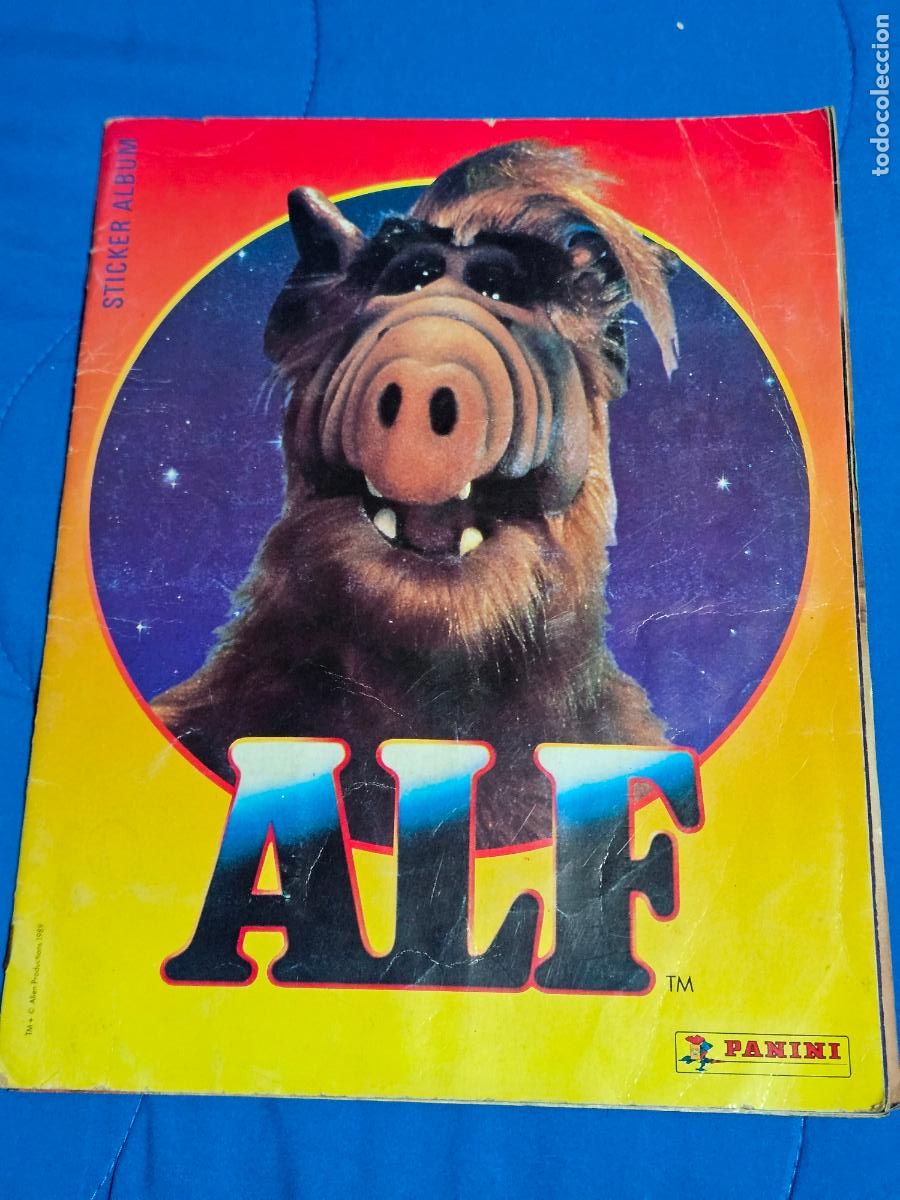 Coleccionismo &aacute;lbumes: ALF, CONTIENE 164 CROMOS DE 216. PANINI, STICKER ALBUM