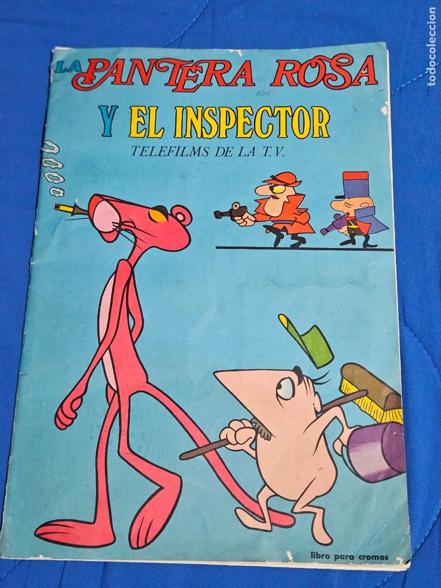 Coleccionismo &aacute;lbumes: ALBUM LA PANTERA ROSA Y EL INSPECTOR EDIT.FHER 1972 POCOS CROMOS