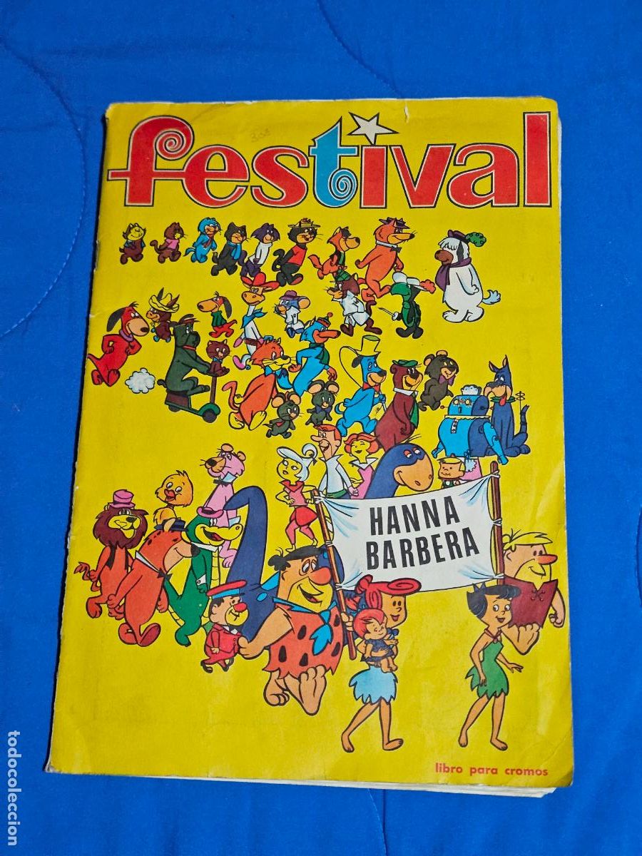 Coleccionismo &aacute;lbumes: FESTIVAL HANNA BARBERA ED. FHER (1971) &Aacute;LBUM DE CROMOS SOLO FALTAN 4 cromos