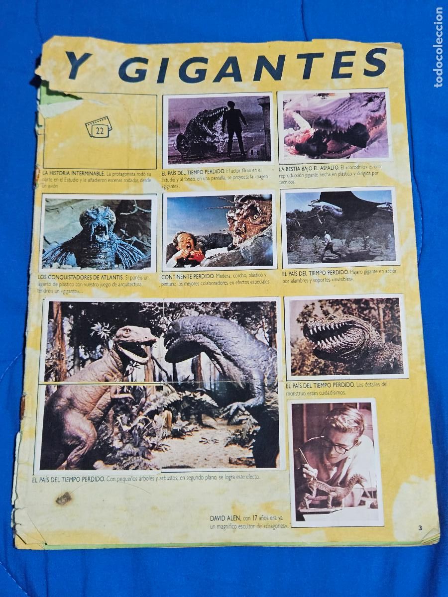 Coleccionismo &aacute;lbumes: &Aacute;LBUM EFECTOS ESPECIALES. INCOMPLETO. S&Oacute;LO PARA APROVECHAR CROMOS. ASTON . 1988