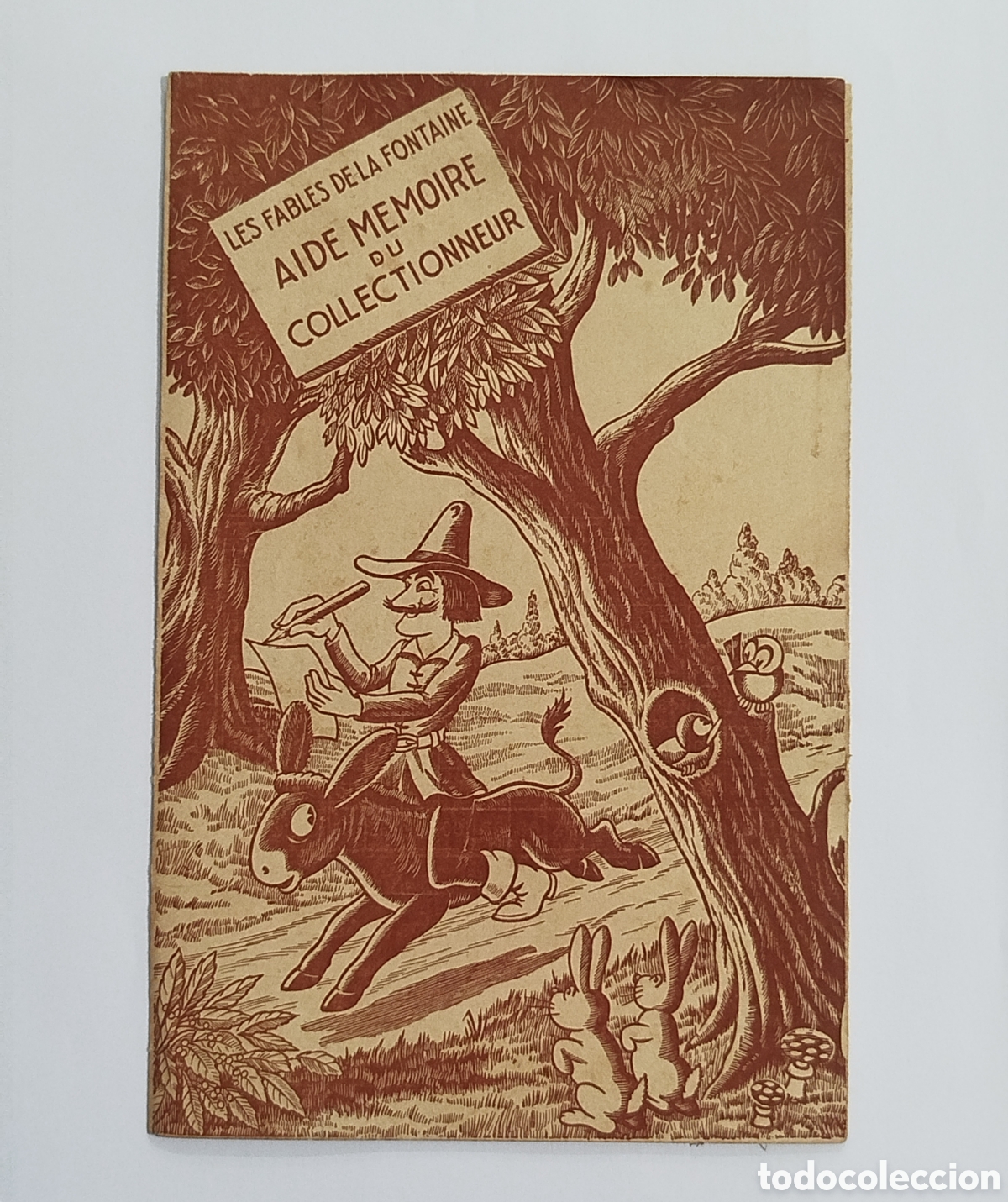 Coleccionismo &aacute;lbumes: A&Ntilde;OS 50 CHOCOLATES ALBUM VACIO CROMOS Antiguo Folleto Chocolat Menier - F&aacute;bulas + Carta Circular