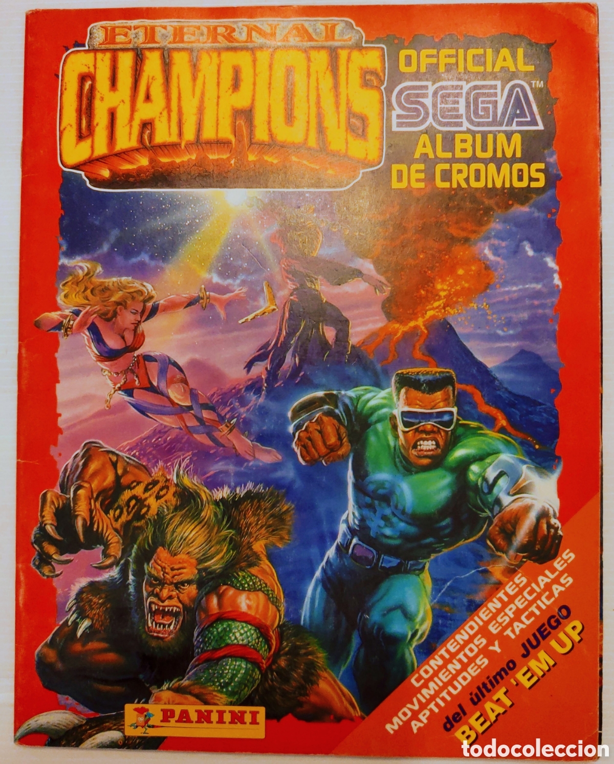 Coleccionismo &aacute;lbumes: &Aacute;lbum oficial Sega , eternal champions, 1993, Panini