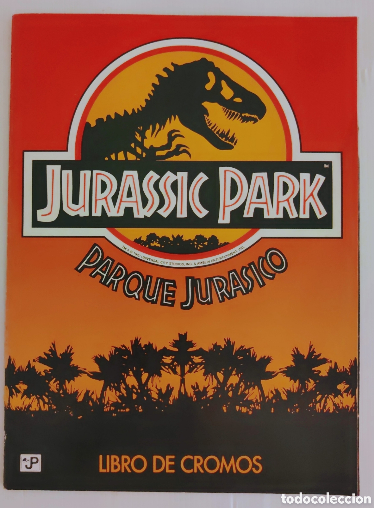 Coleccionismo &aacute;lbumes: &Aacute;lbum incompleto, &rdquo;Jurassic Park&rdquo; de Ediciones Este, Barcelona -1992