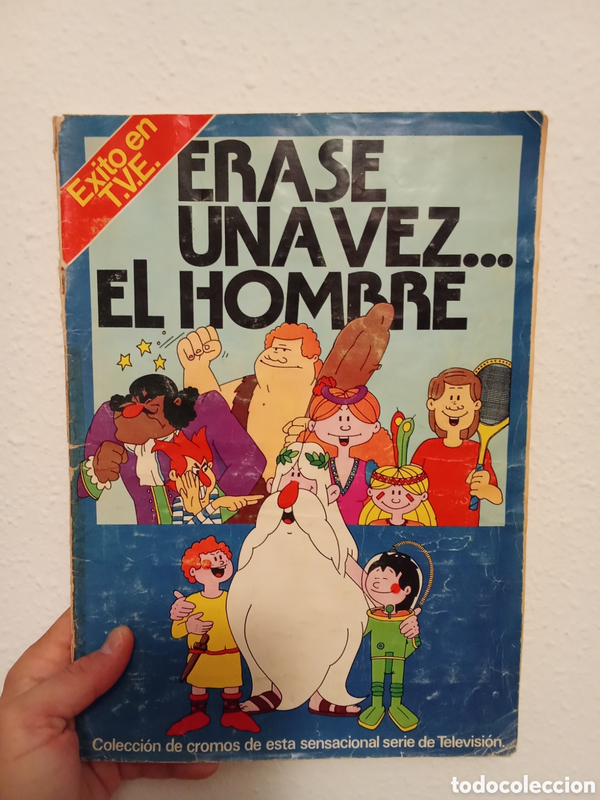 Coleccionismo &aacute;lbumes: &Aacute;lbum cromos &Eacute;rase una vez el hombre