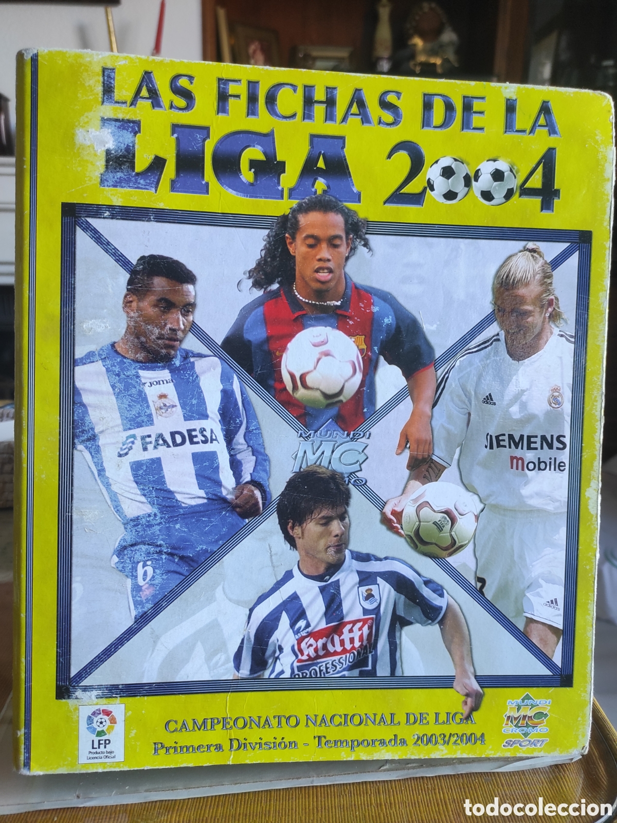 Coleccionismo &aacute;lbumes: Album Cromos de F&uacute;tbol Liga 2004. MundiCromo Sport