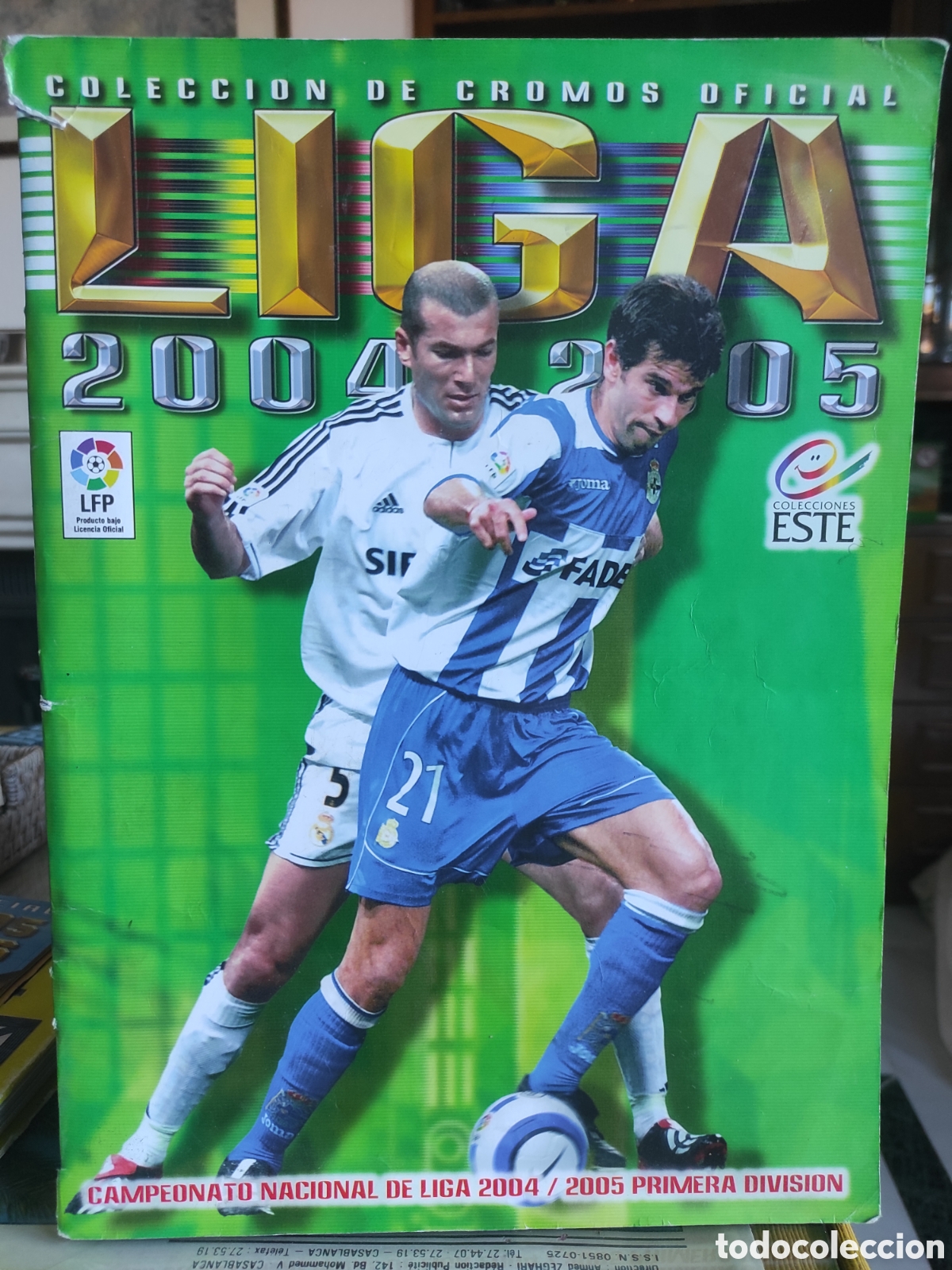 Coleccionismo &aacute;lbumes: &Aacute;LBUM Cromos de F&uacute;tbol LIGA ESTE 2004/05 04 05