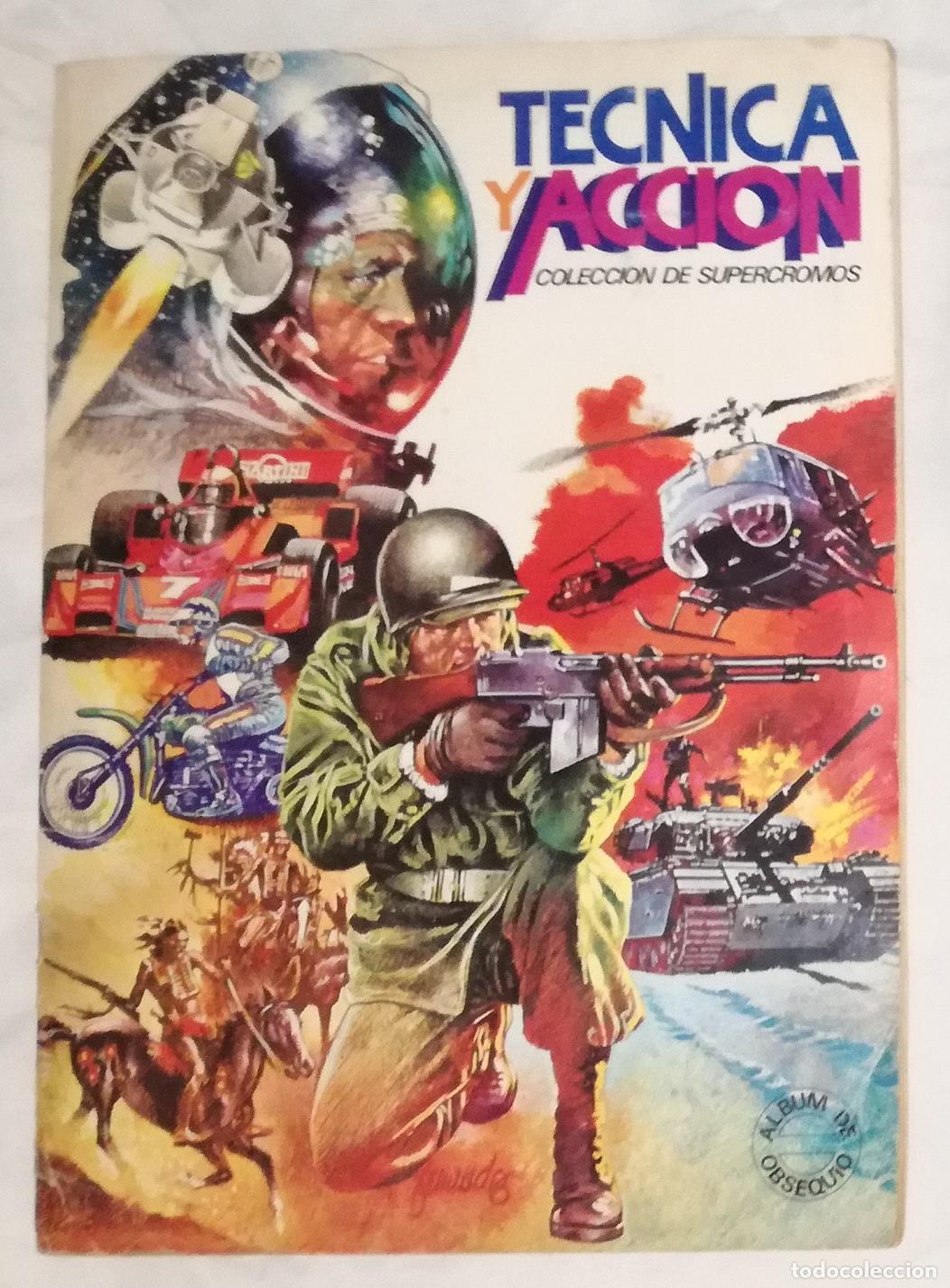Coleccionismo &aacute;lbumes: Album Tecnica y accion, ESTE - A falta de 3 cromos