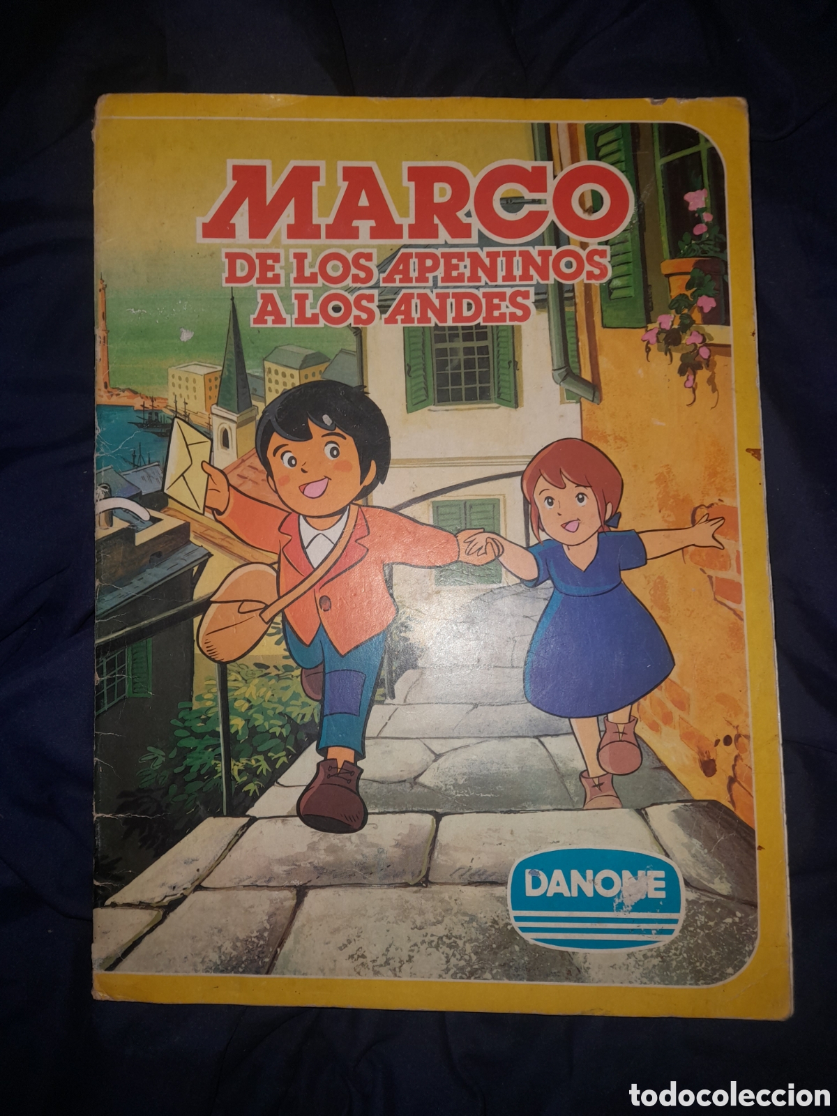 Coleccionismo &aacute;lbumes: ALBUM DE CROMOS MARCO DE LOS APENINOS A LOS ANDES. DANONE. FALTAN 3
