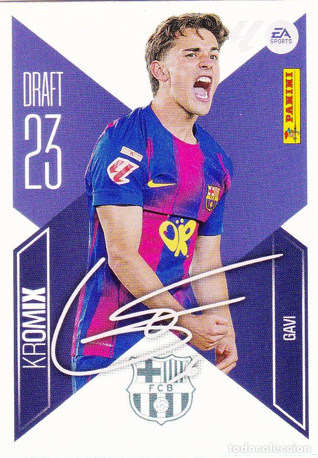 Coleccionismo &aacute;lbumes: ESTE 2026-27 * GAVI * DRAFT 23 KROMIX K 8 - DEL BARCELONA (NUEVO DE SOBRE) (A-20)