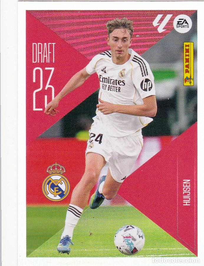 Coleccionismo &aacute;lbumes: ESTE 2026-27 * HUIJSEN * DRAFT 23 N&ordm; 10 - DEL REAL MADRID (NUEVO DE SOBRE) (A-20)