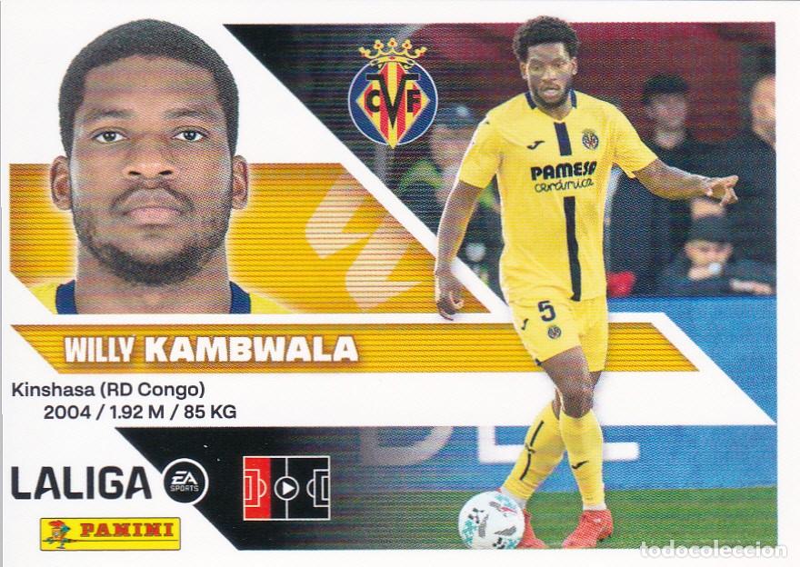Coleccionismo &aacute;lbumes: ESTE 2026-27 * KAMBWALA * N&ordm; 8A - DEL VILLARREAL (NUEVO DE SOBRE) (A-20)