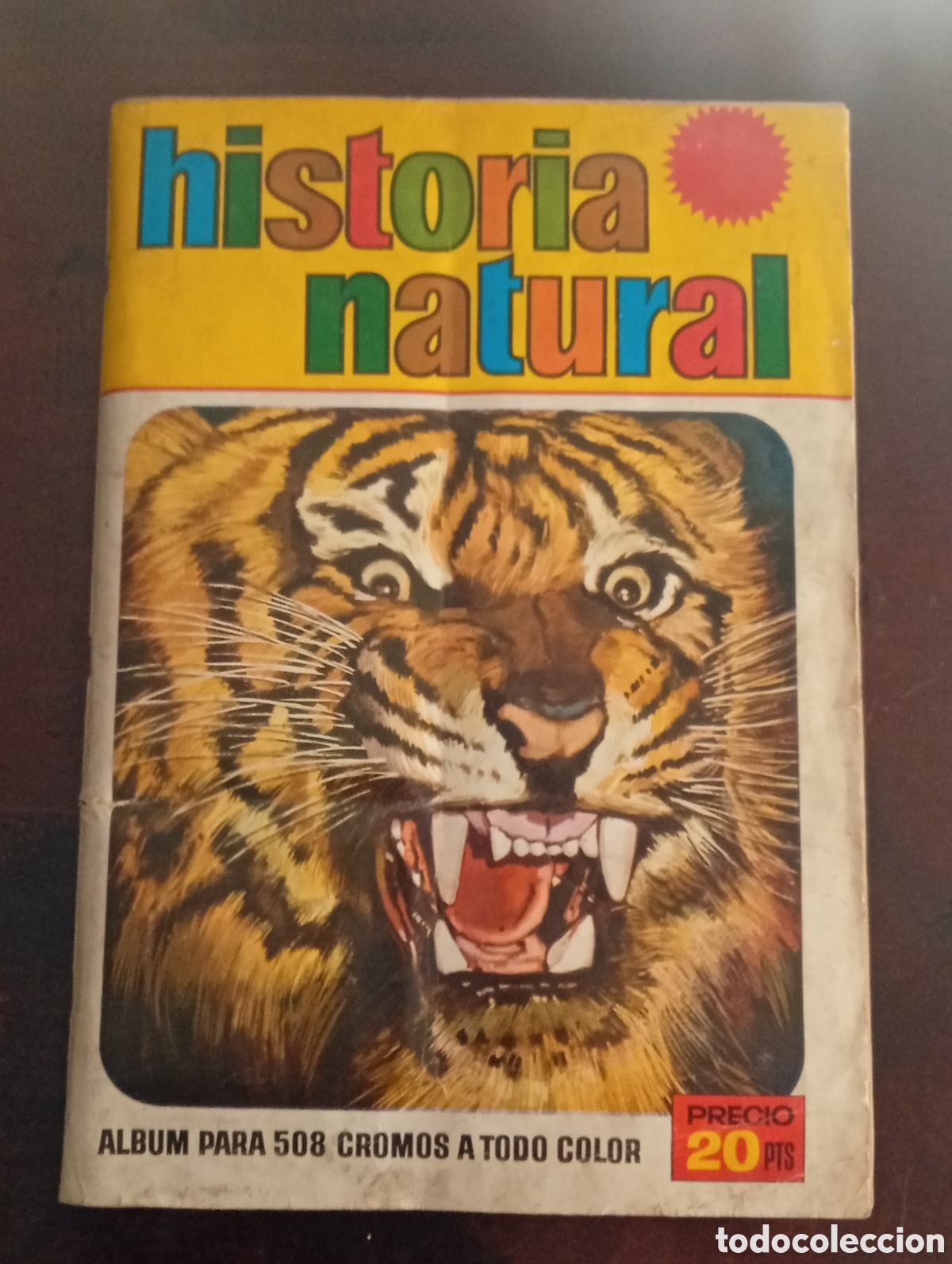 Coleccionismo &aacute;lbumes: ALBUM DE CROMOS HISTORIA NATURAL DEL A&Ntilde;O 1967 - LE FALTA SOLO UN CROMO
