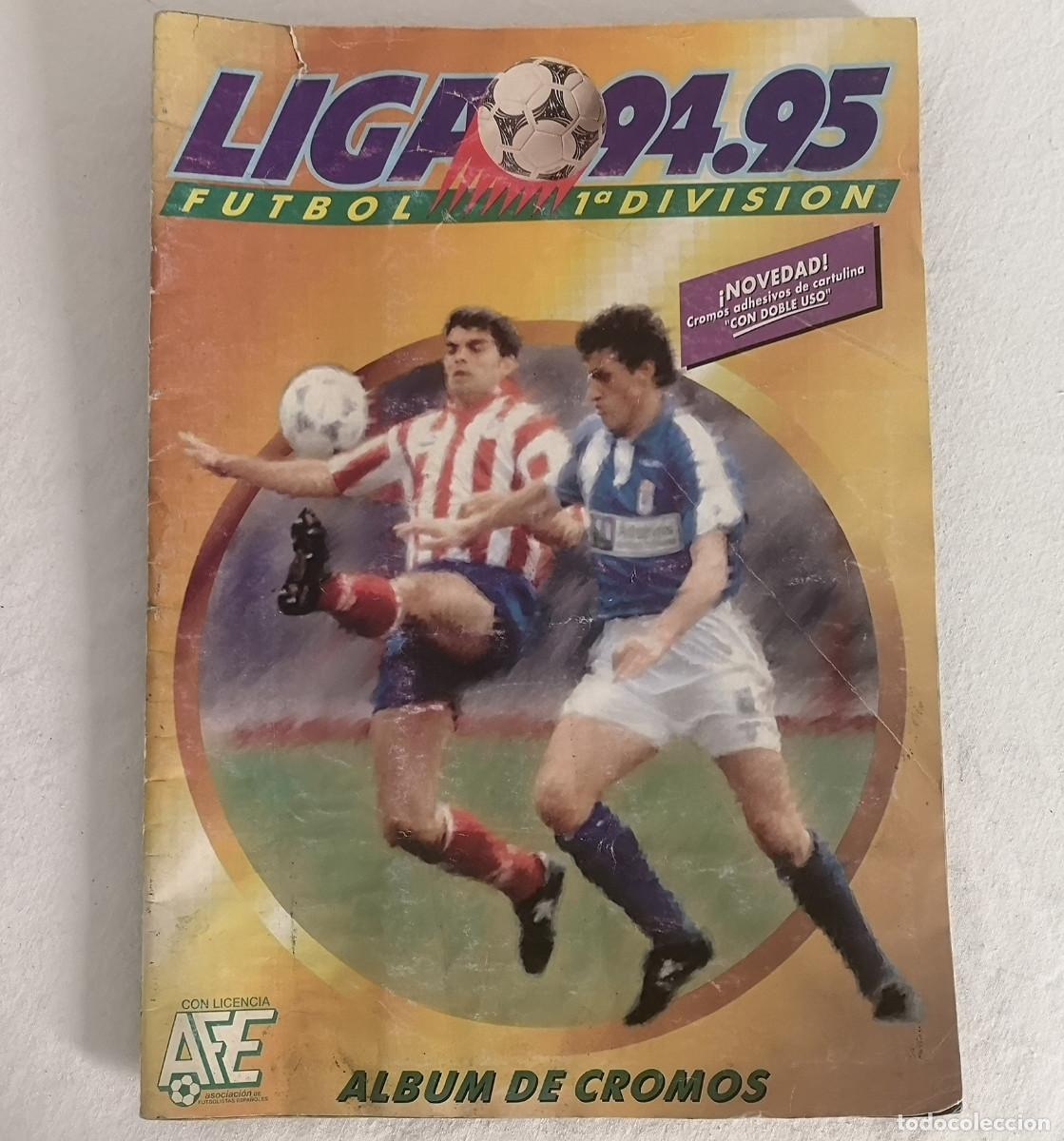 Coleccionismo &aacute;lbumes: &Aacute;LBUM CROMOS F&Uacute;TBOL LIGA 94/95 ESTE