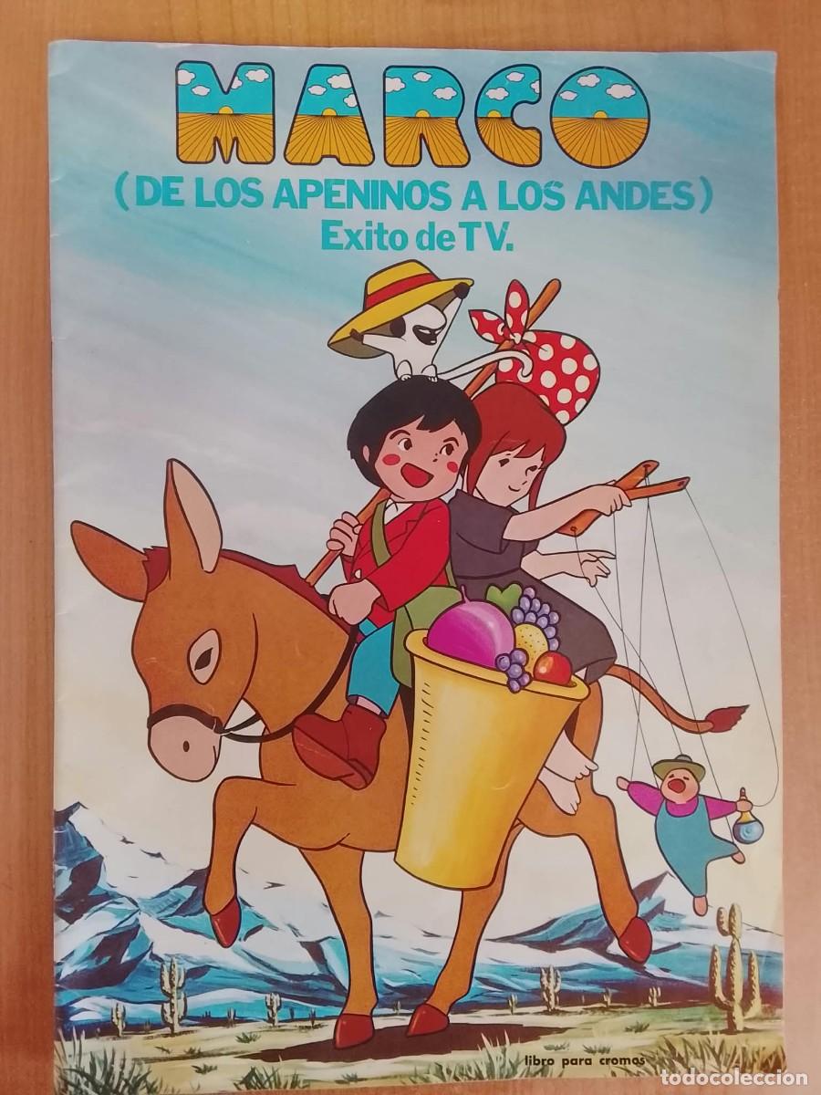 Coleccionismo &aacute;lbumes: LOTE ALBUM DE LOS APENINOS A LOS ANDES MAS CROMOS SUELTOS DE MARCO Y HEIDI